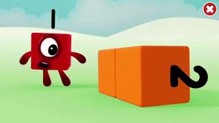 GUYS I SAW 1 KILL numberblocks funny trending [upl. by Sanson]