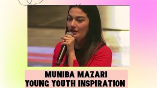 Young Youth Inspiration Muniba Mazari [upl. by Laehcim228]