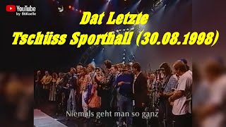 Alle Künstler  Niemals geht man so ganz Dat Letzte Tschüss Sporthall 30081998 [upl. by Nahtanohj386]