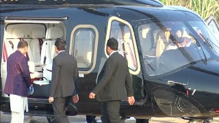 Asif Ali Zardari and Murad Ali Shah going Karachi on Helicopter PART 2 [upl. by Notaes]