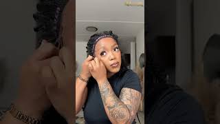 Installing HD Lace Frontal Wig Boho Knotless Box Braids [upl. by Giselle]