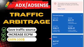 AdX amp Adsense Arbitrage Complete Course  Safe Traffic Source  ECPM Method  Earn 100 Daily [upl. by Johppah]