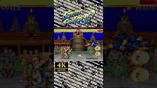 Guile vs Bison Final Round  Street Fighter II Fightcade Online Versus retrogaming arcade shorts [upl. by Tennies]