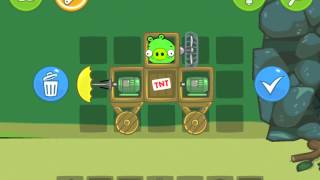 Bad Piggies  Ground Hog Day  level 123 Three Star Walkthrough [upl. by Mirelle]