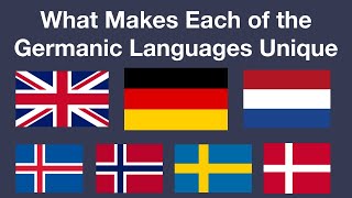 What Makes Each of the Germanic Languages Unique English German Dutch Swedish and more [upl. by Sugar]