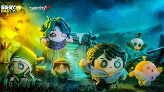 New Fright Night Escape Mode  Eggy Party Gameplay [upl. by Nyvar]