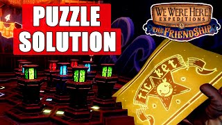 How to Solve the TILES PUZZLE  We Were Here Expeditions The FriendShip Tutorial Guide [upl. by Nurav]