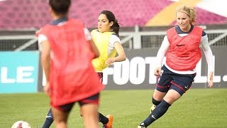 Equipe de France Féminine  les Bleues à lentraînement [upl. by Aime]