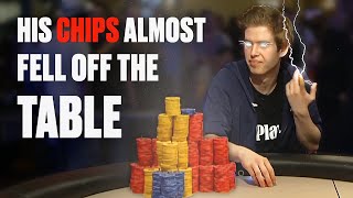 Hyper Aggro Dutch Kid Runs Like A GOD  PokerStars [upl. by Aital]