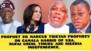 PROPHET DR MARCUS TIBETAN USA VICE PRESIDENT KAMALA HARRIS THE LOVE I HAVE FOR NIGERIA [upl. by Elna780]