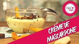 Recette Crème de Mascarpone Biscuitée aux Pépites de Chocolat et Oranges Confites [upl. by Ayanahs]