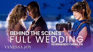 REAL Wedding Photography Behind the Scenes with Canon R5 [upl. by Maurey425]