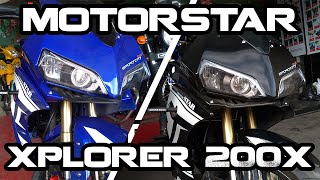 Motorstar Xplorer 200X  Black amp Blue Variant [upl. by Einaled262]