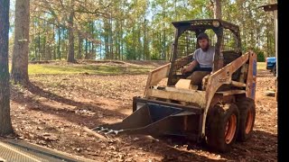 Stump bucket attachment build for the bobcat 743 [upl. by Euqininod714]