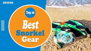 Top 10 Best Snorkel Gear Review for Upcoming Year  Ultimate Comparison Guide 2022 [upl. by Easton]