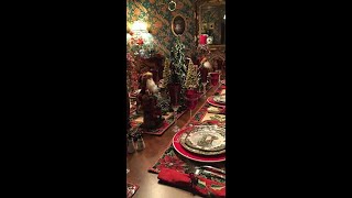 How to decorate for Christmas table elegant decoration ideaselevate Your Festive Dining Experience [upl. by Sudnak843]