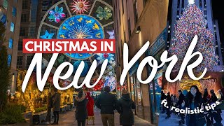 CHRISTMAS IN NEW YORK CITY  Tips amp BEST Things to Do Lights Attractions FULL GUIDE [upl. by Acinomad]