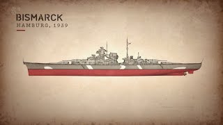 Worlds Greatest Warships  Bismarck Hitlers Great Warship  Episode 13 History Documentary [upl. by Diamante]