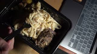 ASMR  CREAMY CHICKEN ALFREDO EATING SOUNDS [upl. by Saxen]