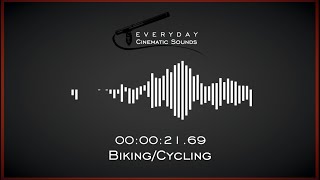 BikingCycling  HQ Sound Effect [upl. by Domenic]