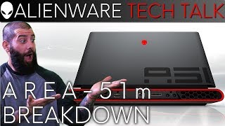 Quick Breakdown of The NEW Alienware Area51m PC Gaming Laptop [upl. by Ordnazil]