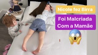 NICOLE FEZ BIRRA FOI MAL CRIADA COM A MAMÃE [upl. by Fiden796]