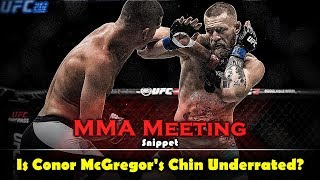 MMA Meeting Snippet Is Conors Chin Underrated [upl. by Dwight623]