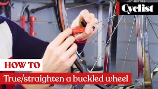 How to truestraighten a buckled wheel Expert tips plus an easy to follow stepbystep guide [upl. by Naget]