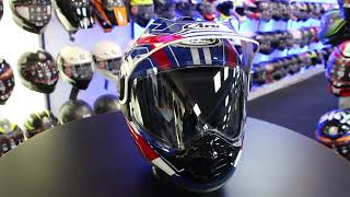 Arai TourX 5 Trail Motorcycle Helmet Blue [upl. by Noraj]