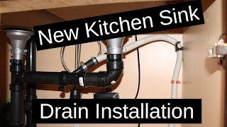 Step By Step Guide To Install New Kitchen Sink Drainage [upl. by Sheeb]