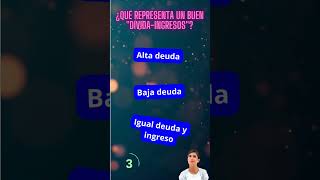 Ratio deudaingresos ¿Es saludable para tus finanzas shorts viralshorts riqueza acertijos [upl. by Yehsa]