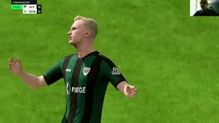 Preußen Münster My reactions and comments gameplay EA Sports FC 24 [upl. by Cointon]