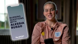 Burning Questions with Alessia Russo 🔥  Alessia Russo Answers Fan Questions  ITV Sport [upl. by Elam]