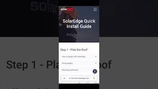 httpsminisitesolaredgecomsolaredgeonlinequickinstallguide [upl. by Alien]