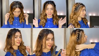 2 Easy Hairstyles for Girls  Open Hairstyles  Hairstyle For Eid [upl. by Fidellas934]