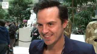 Sherlock Andrew Scott Interview  BAFTA Television Awards 2012 [upl. by Nolyar]