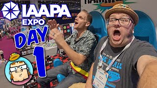 IAAPA 2024  Day One  Amusement Park and Attraction Trade Show  Riding Rides on The Show Floor [upl. by Nedah976]