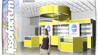 Stands para exposiciones [upl. by Anastos]