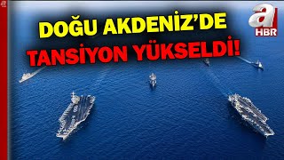 Doğu Akdenizde Sıcak Saatler ABD Kıbrıs Açıklarında Savaşa Mı Hazırlanıyor  A Haber [upl. by Nadaba]