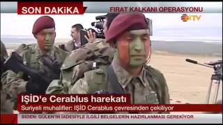 Bordo Bereliler Işide Cerablus Harekatı NTV [upl. by Tonie]