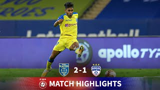 Highlights  Kerala Blasters 21 Bengaluru FC  Match 65  Hero ISL 202021 [upl. by Aihsotan]