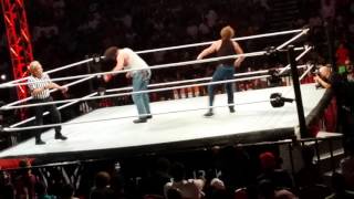 WWE JEDDAH  Dean Ambrose VS Luke Harper [upl. by Fabian]