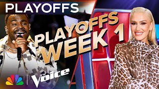 Extraordinary Performances from Team Gwens Playoffs  The Voice  NBC [upl. by Minier]