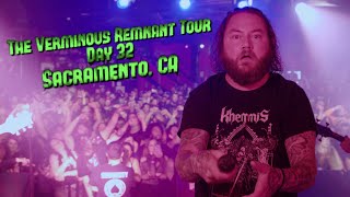 The Black Dahlia Murder  Verminous Remnant Tour  Day 32  Sacramento CA [upl. by Gettings506]