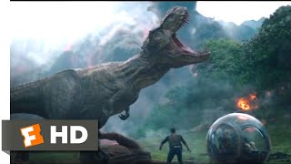 Jurassic World Fallen Kingdom 2018  Saved By Rexy Scene 410  Jurassic Park Fansite [upl. by Ipoillak]