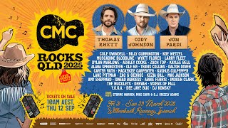 CMC Rocks QLD 2025 with Cody Johnson Jon Pardi Thomas Rhett amp More [upl. by Elora]