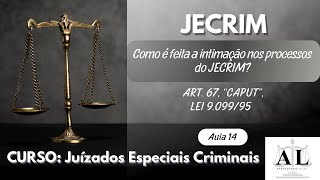 Juizado Especial Criminal JECRIM  Artigo por artigo  Art 67 “caput” da Lei 909995 [upl. by Spindell]