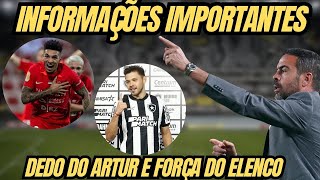 DEDO DE ARTUR JORGE E FORÇA DO ELENCO BOTAFOGO GANHA CORPO  IGOR JESUS MARCA DE NOVO  ROMERO [upl. by Suirred]