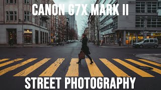 CANON G7X MARK II  Moody Day Street Photography POV [upl. by Oiracam]