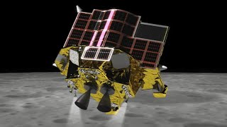 Replay Japans firstever soft lunar landing with SLIM spacecraft [upl. by Shah]